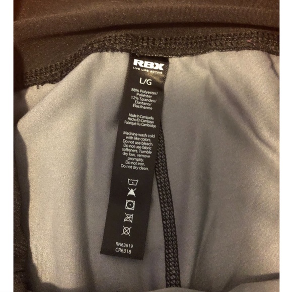 RBX cropped athletic yoga leggings EUC - Picture 3 of 6
